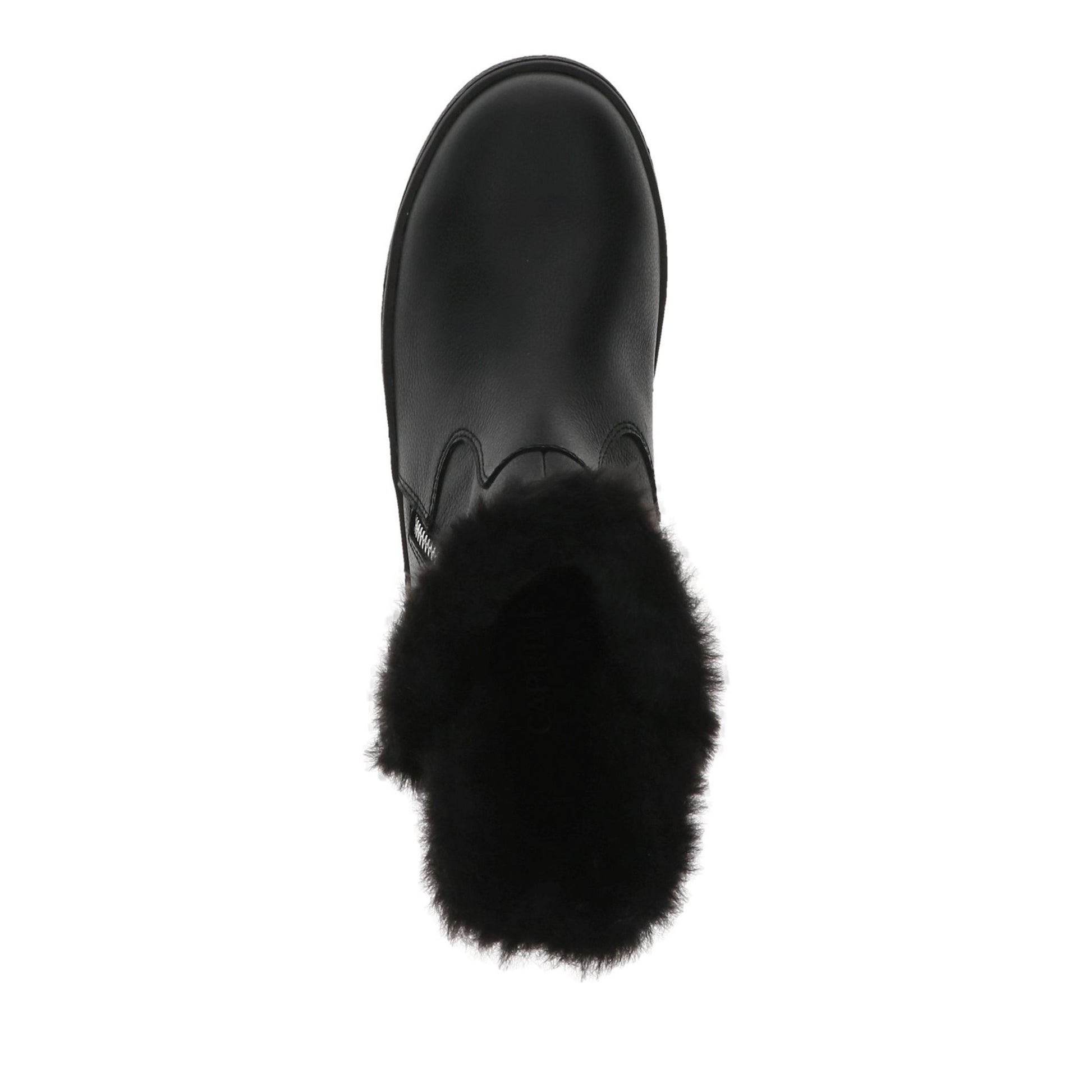 Women's Black Wedge Ankle Boots