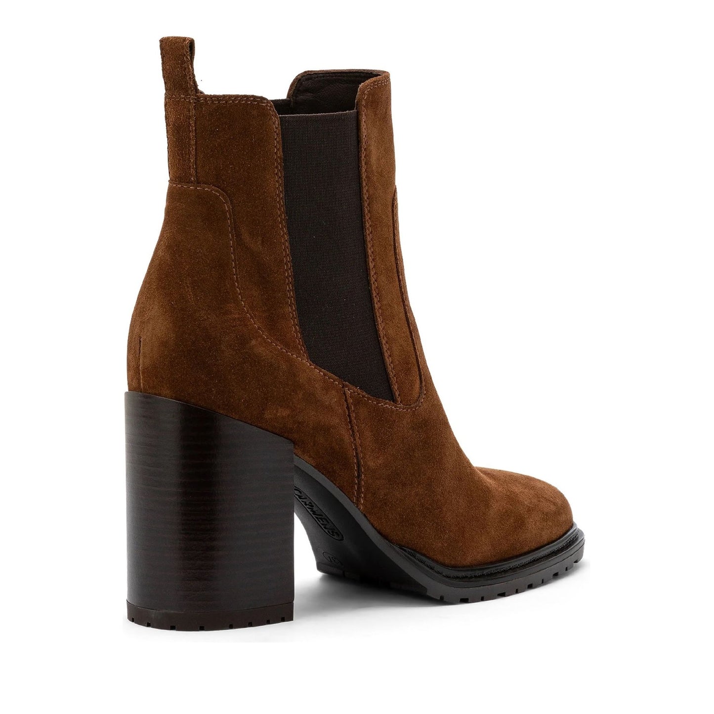 Nathalie Women's Brown Beat Ankle Boots