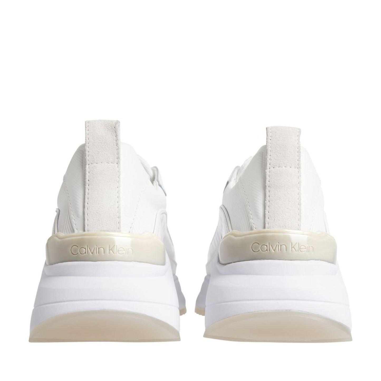 Women's White Lace-Up Athletic Sneakers