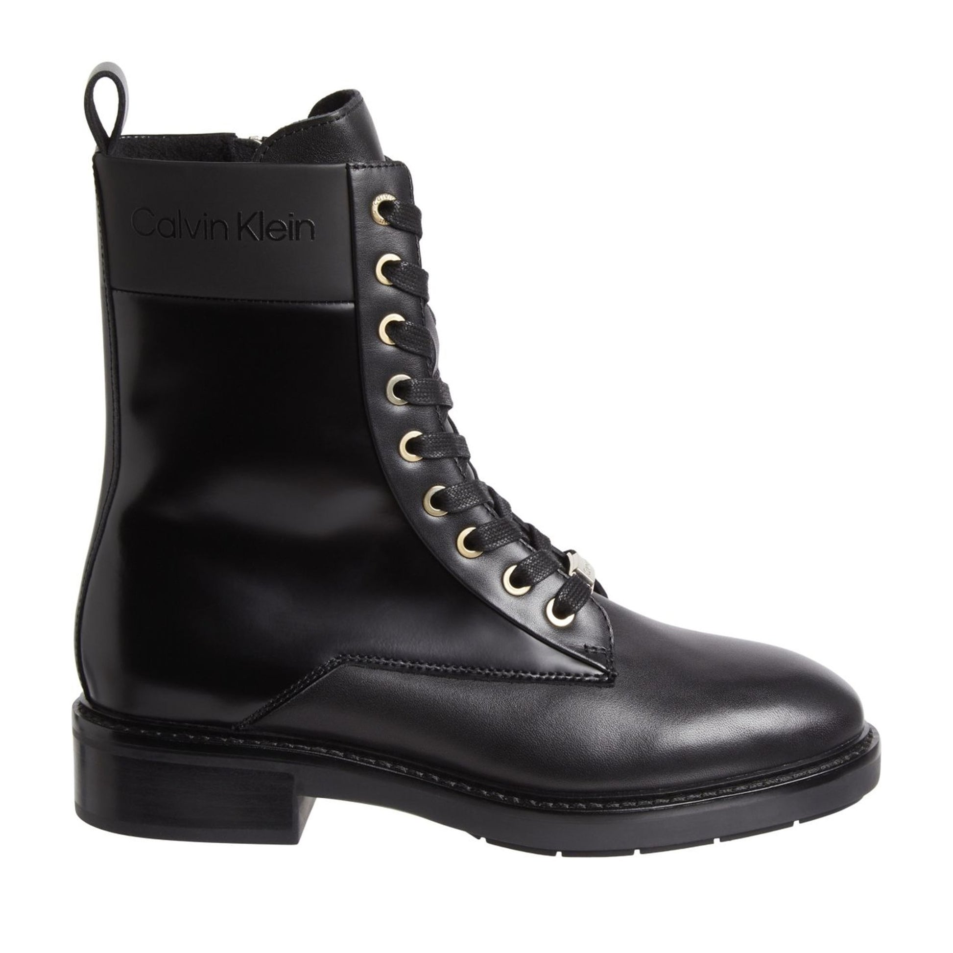 Sole Women's Black Combat Ankle Boots