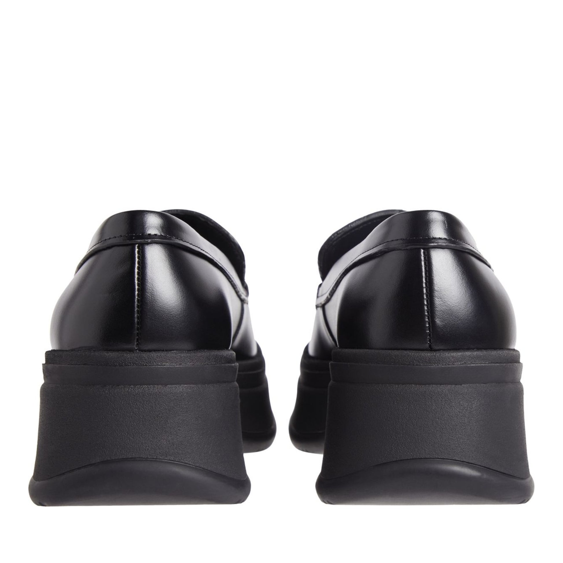 Pitched Women's Black Loafers