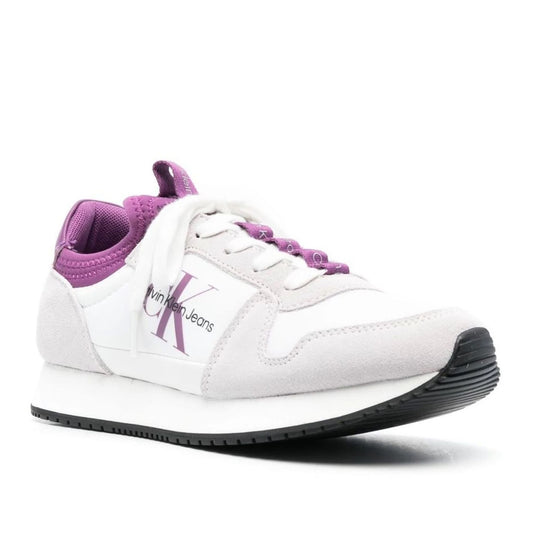 Solaceup NY-Lth Women's White Athletic Sneakers