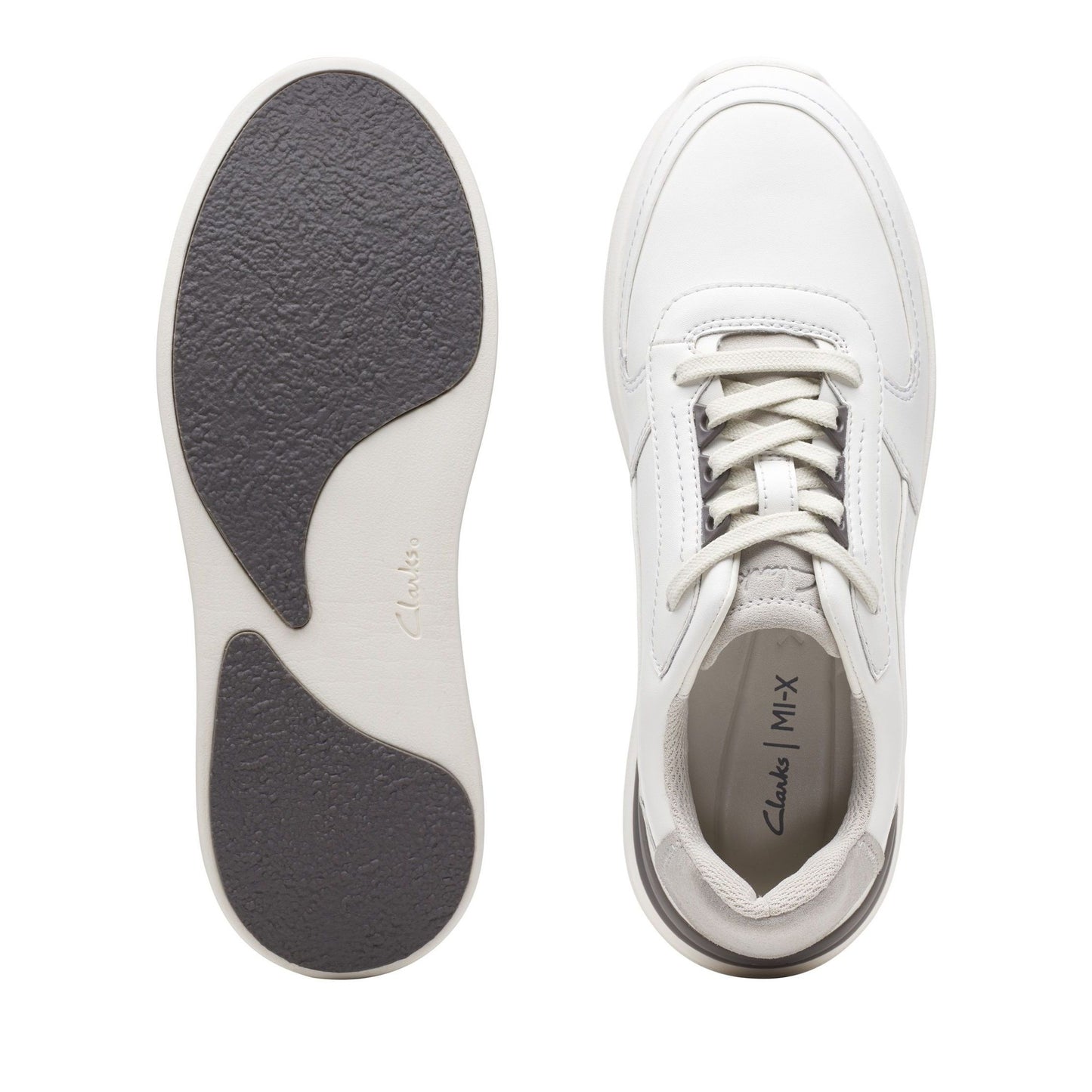 RaceLite Move Sport Men's White Wedge Athletic Sneakers