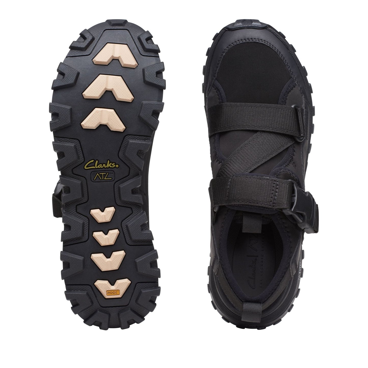 ATLTrek Women's Black Wedge Sandals