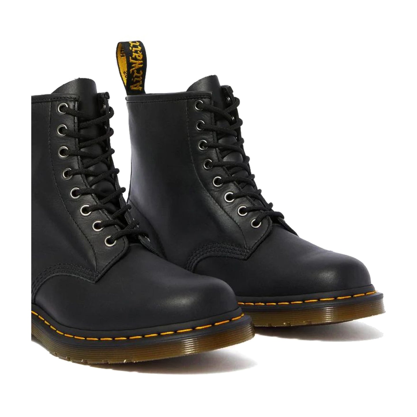 1460 Nappa Black Ankle Boots