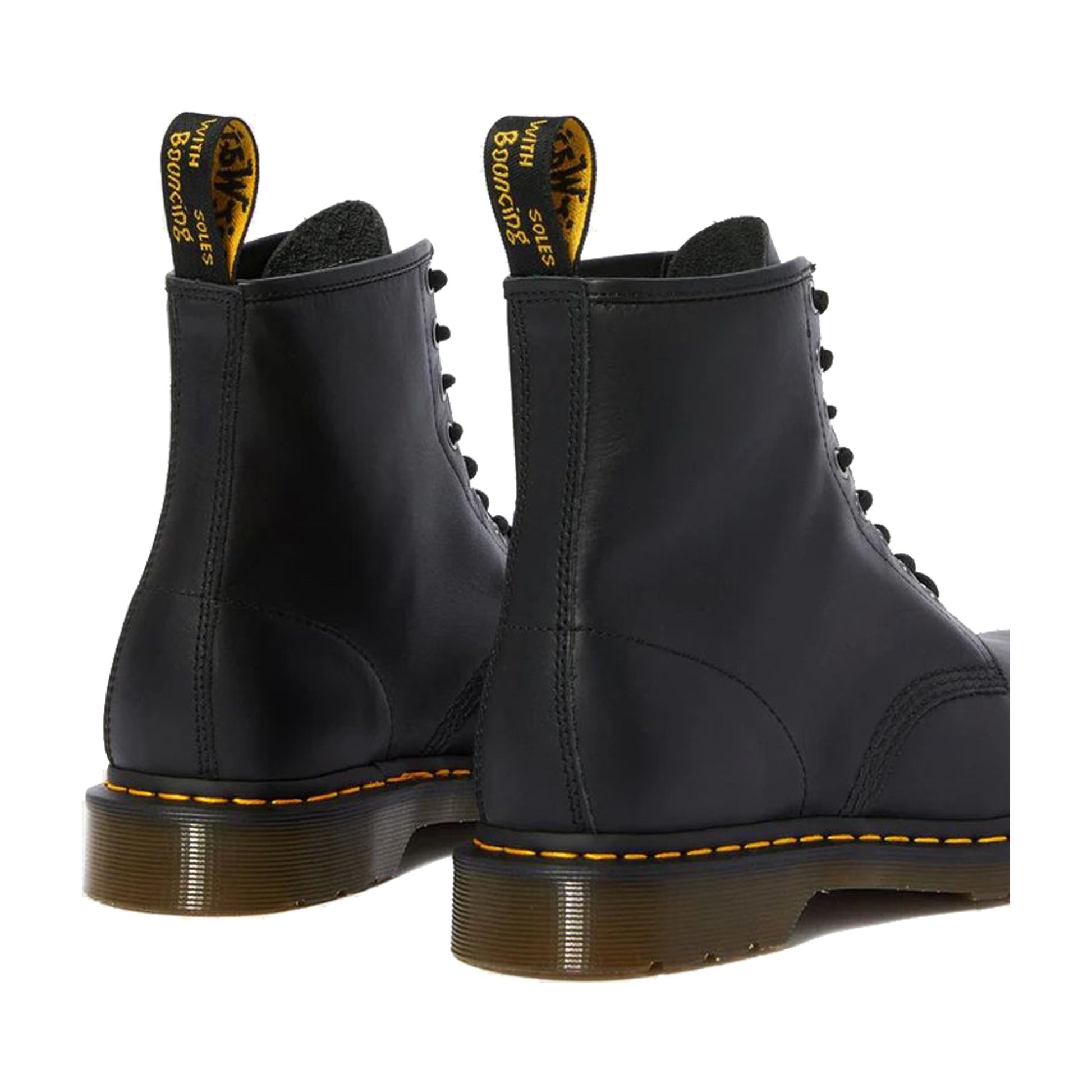 1460 Nappa Black Ankle Boots