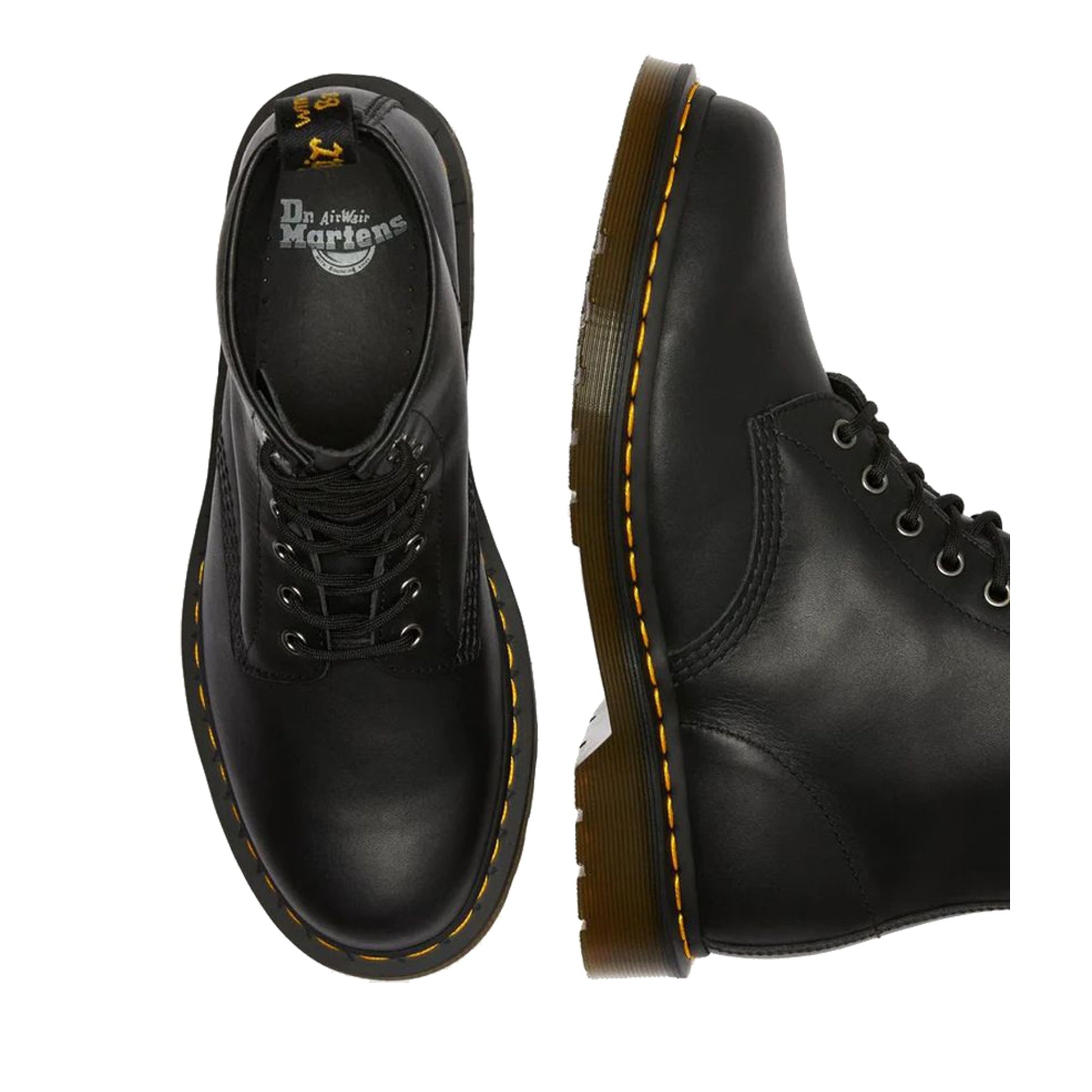 1460 Nappa Black Ankle Boots