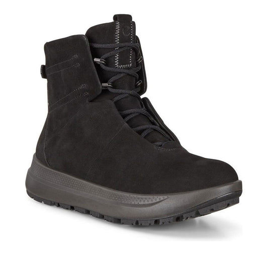 Solice Women's Black Wedge Ankle Boots