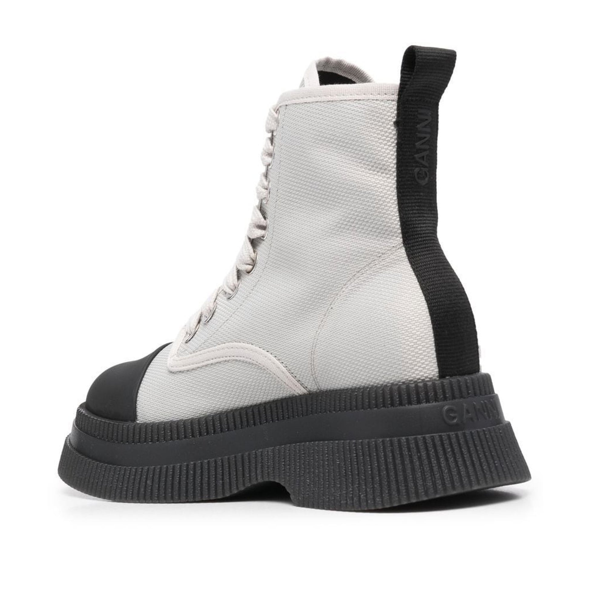 Women's Beige Creepers Ankle Boots
