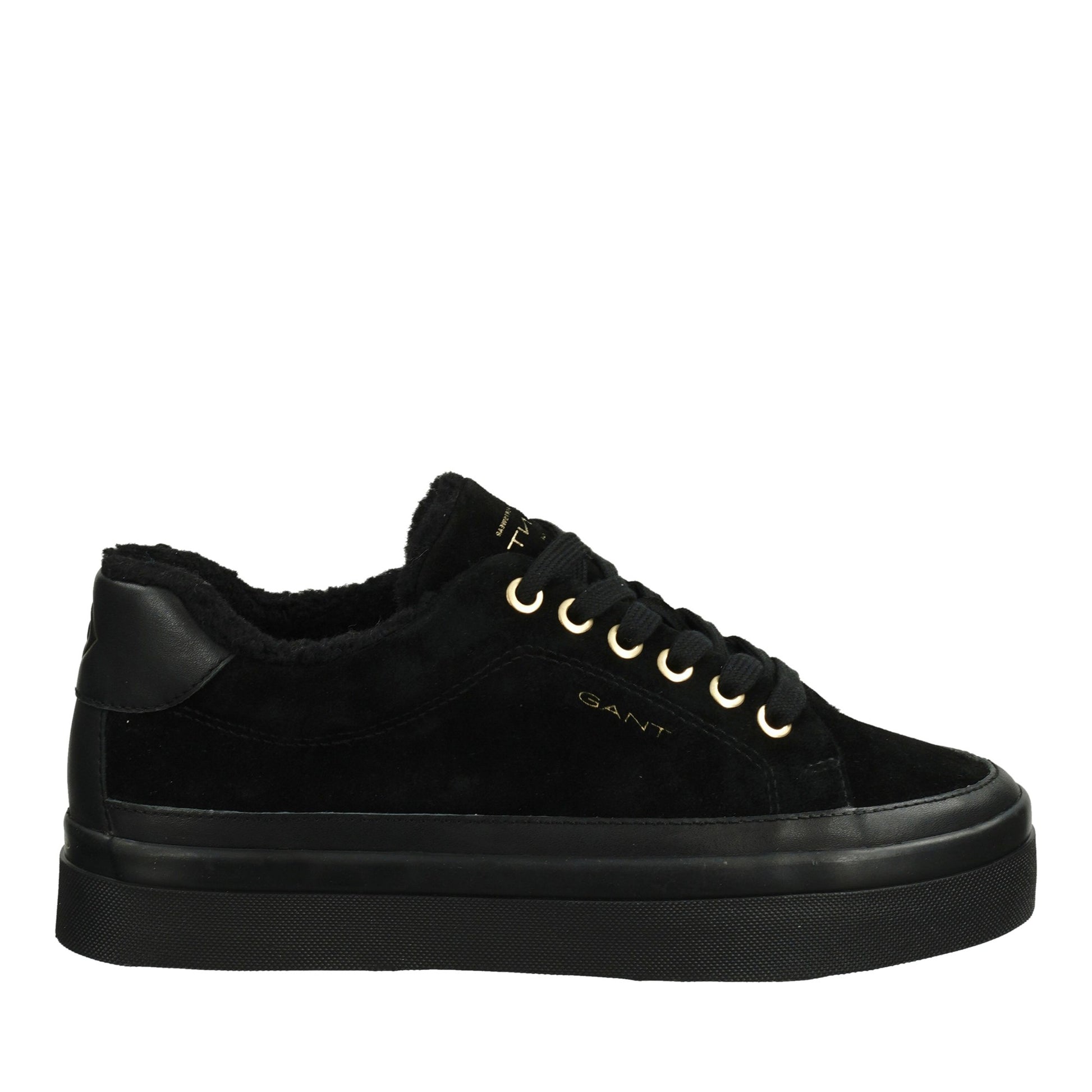 Avona Women's Black Wedge Athletic Sneakers