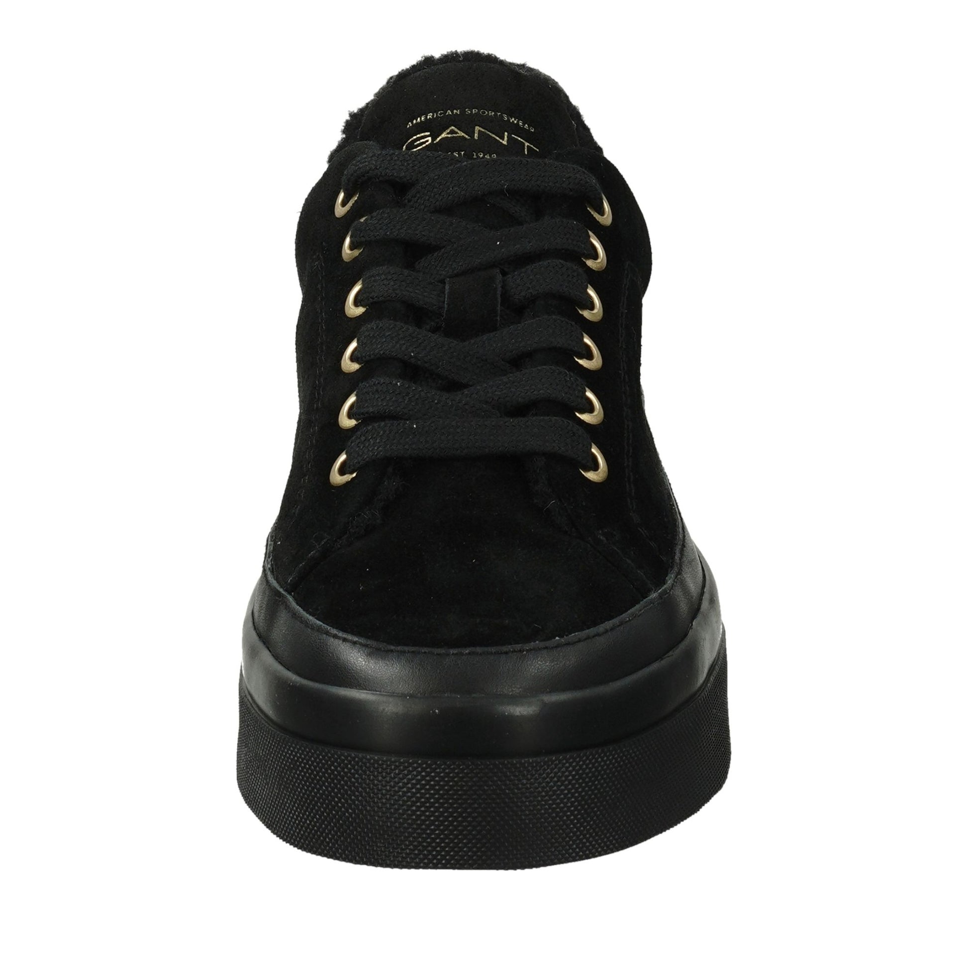 Avona Women's Black Wedge Athletic Sneakers