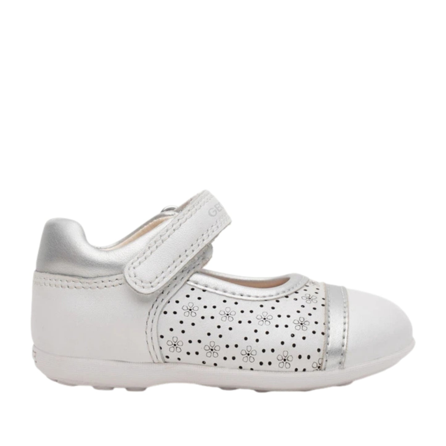 Girls' White Open-Toe Shoes