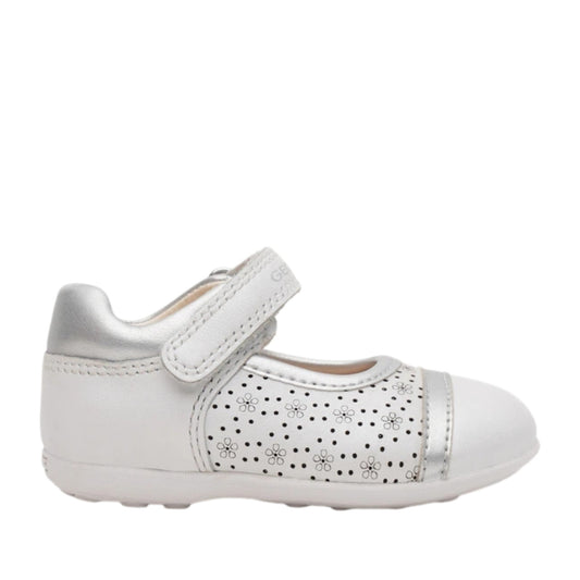 Girls' White Open-Toe Shoes