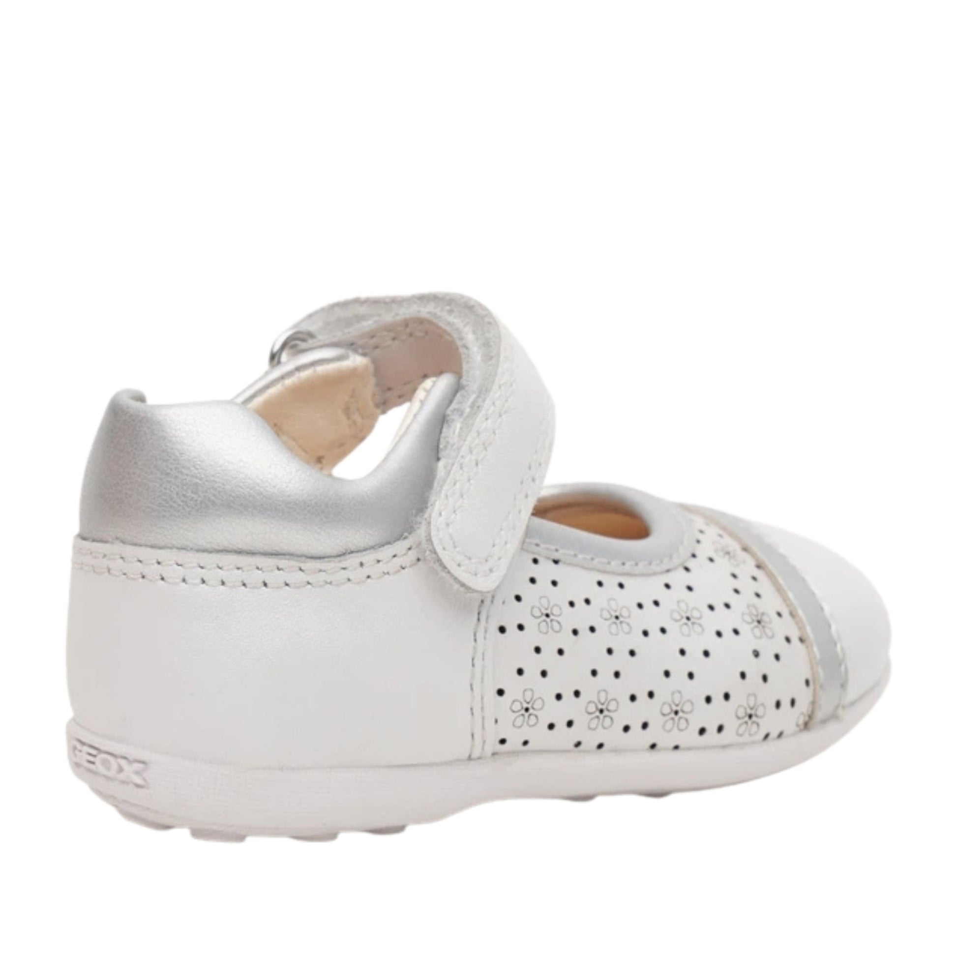 Girls' White Open-Toe Shoes