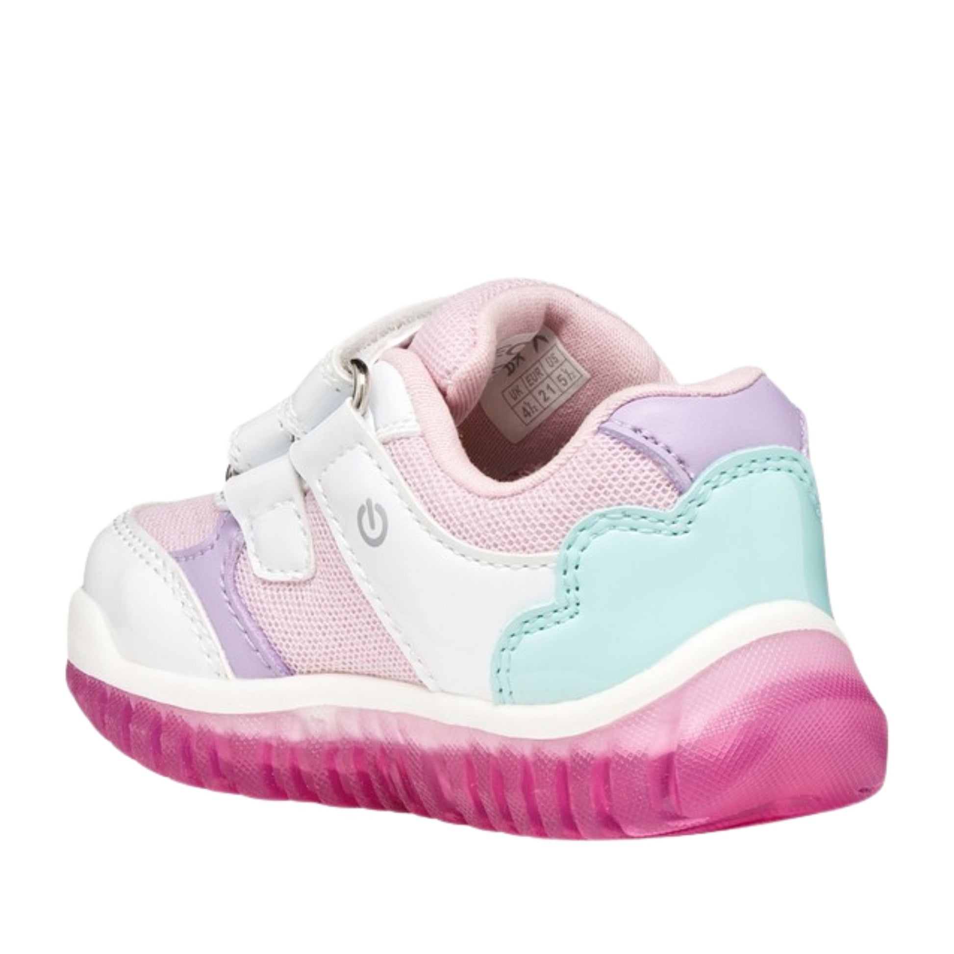 Lightyloo Girls' White Fashion Sneakers