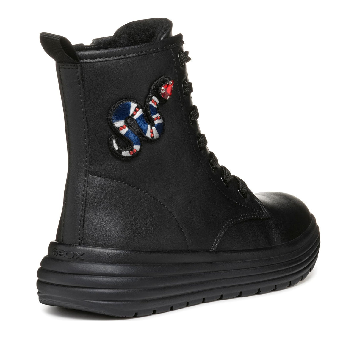 Phaolae Girls' Black Ankle Boots