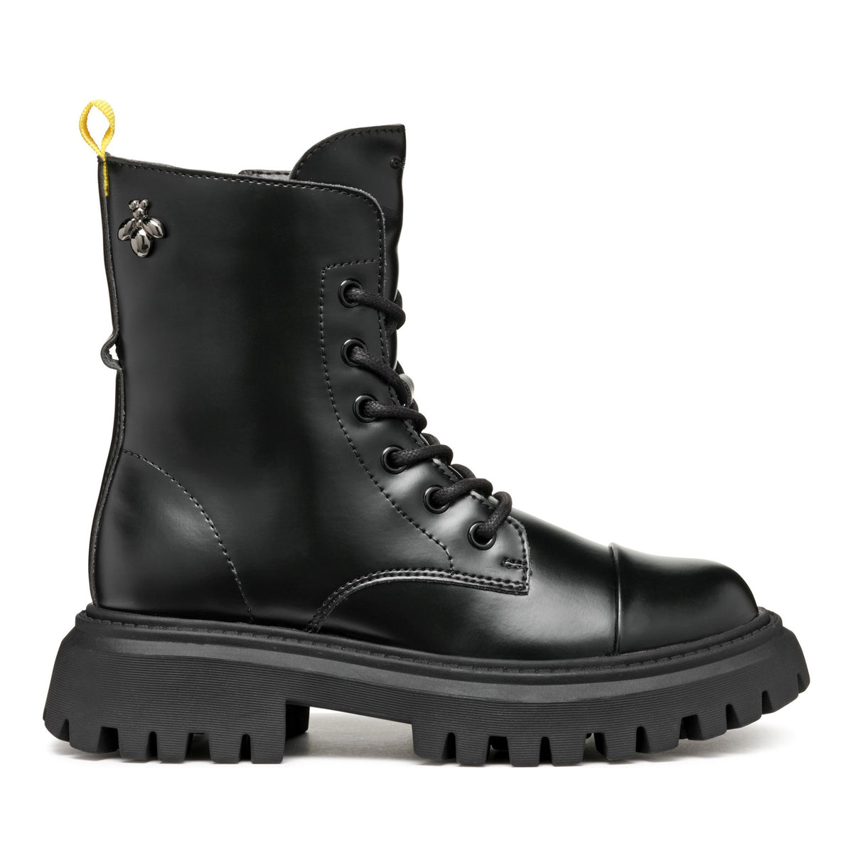 Maquinnens Girls' Black Ankle Boots
