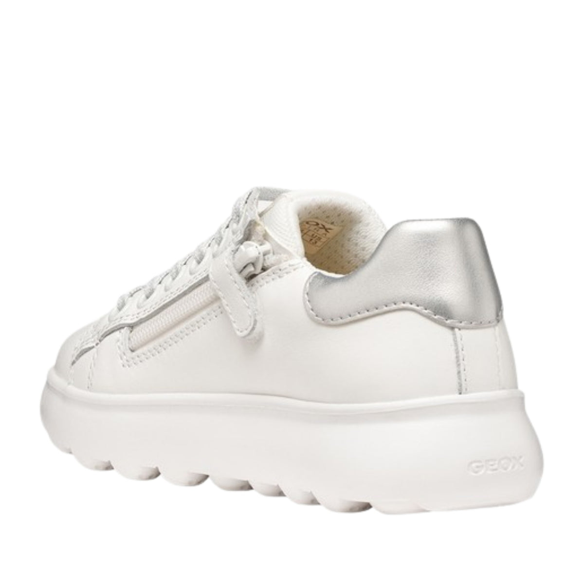 Puffypop Girls' White Fashion Sneakers