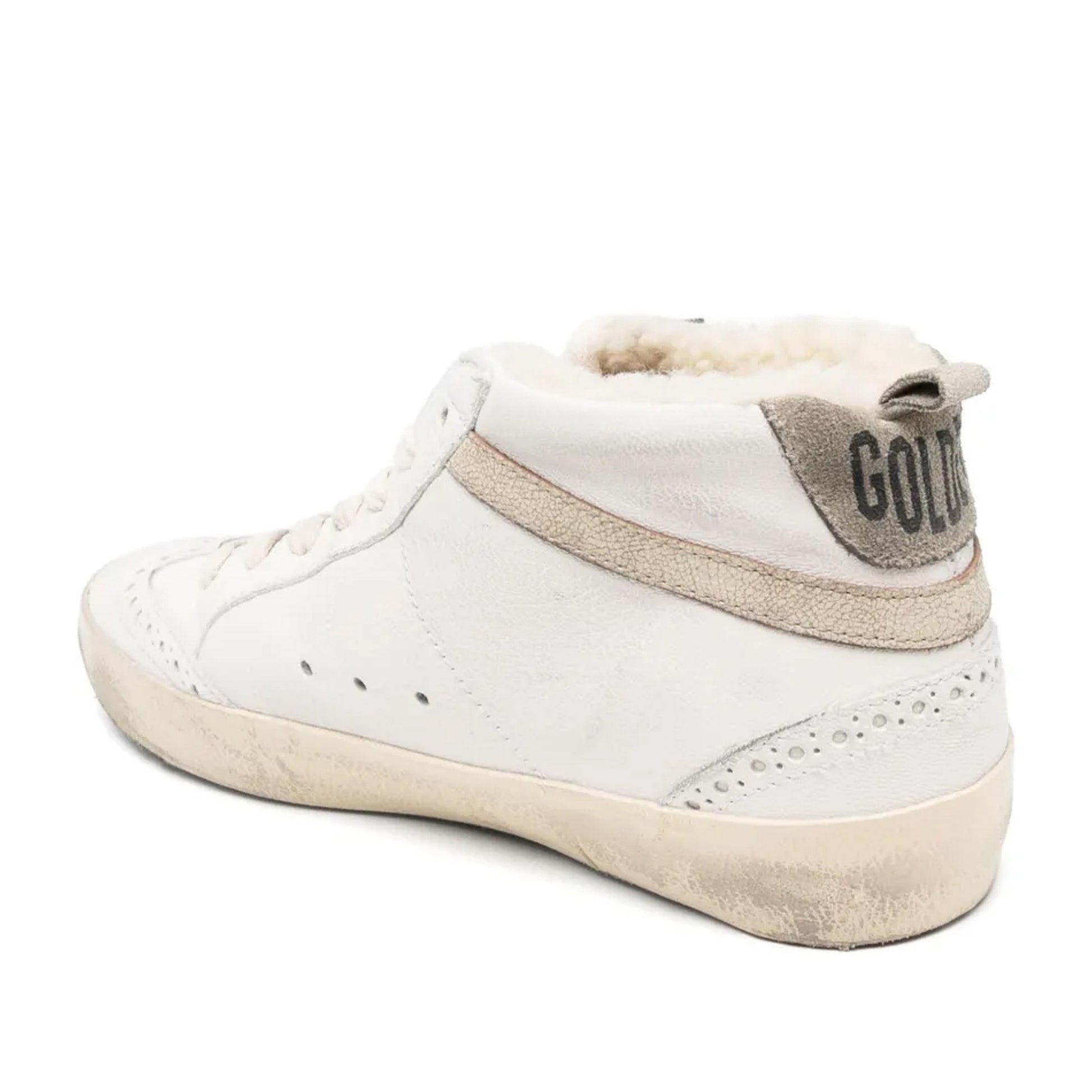 Mid Star Women's White Fashion Sneakers