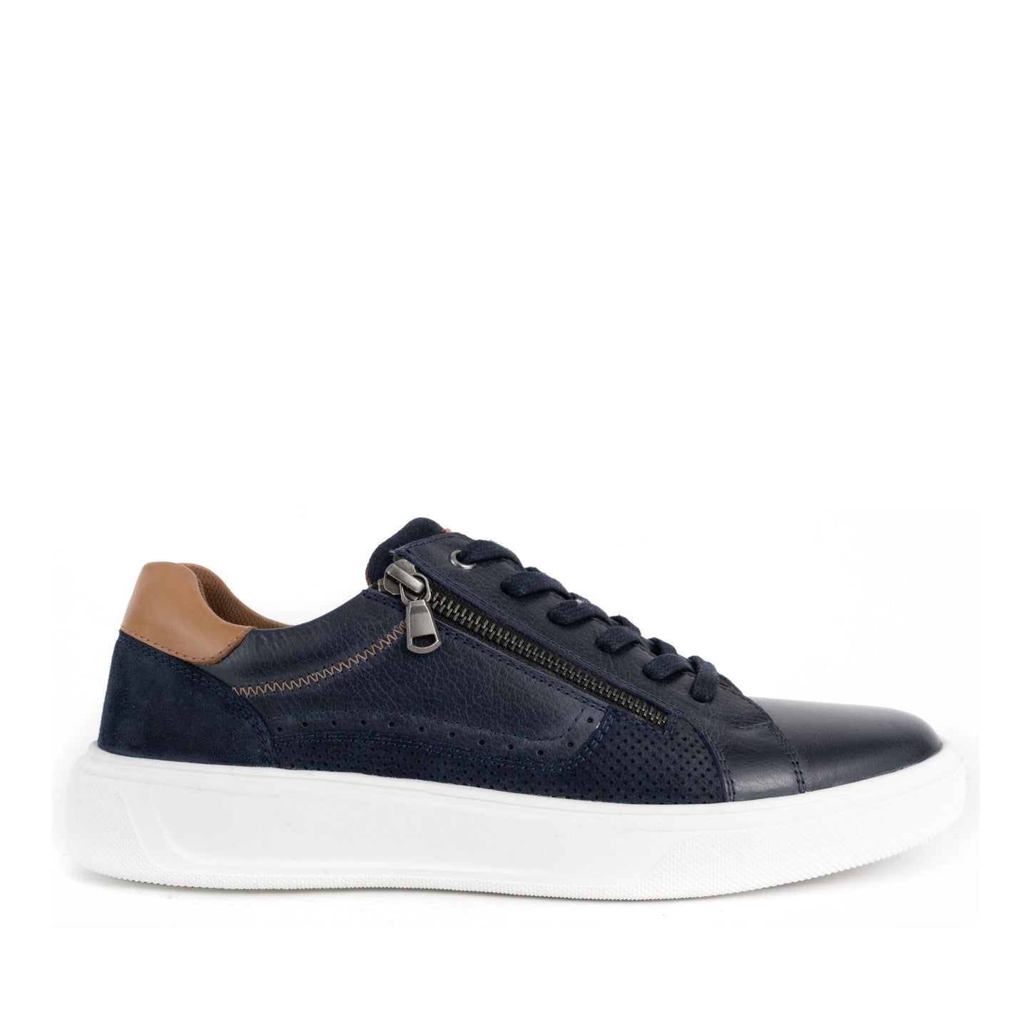 Men's Blue Wedge Fashion Sneakers