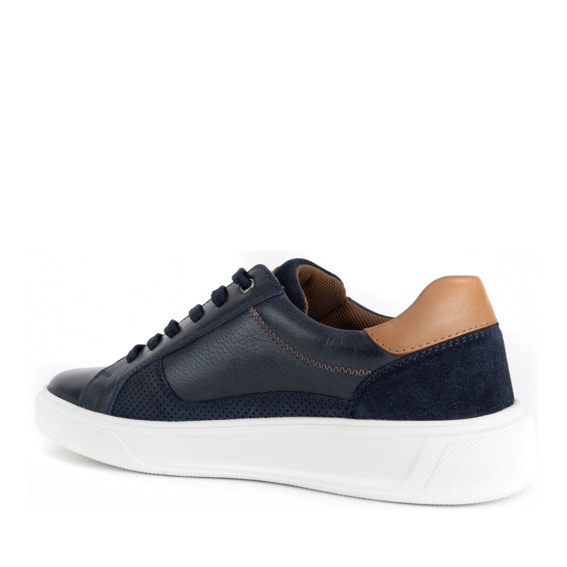 Men's Blue Wedge Fashion Sneakers