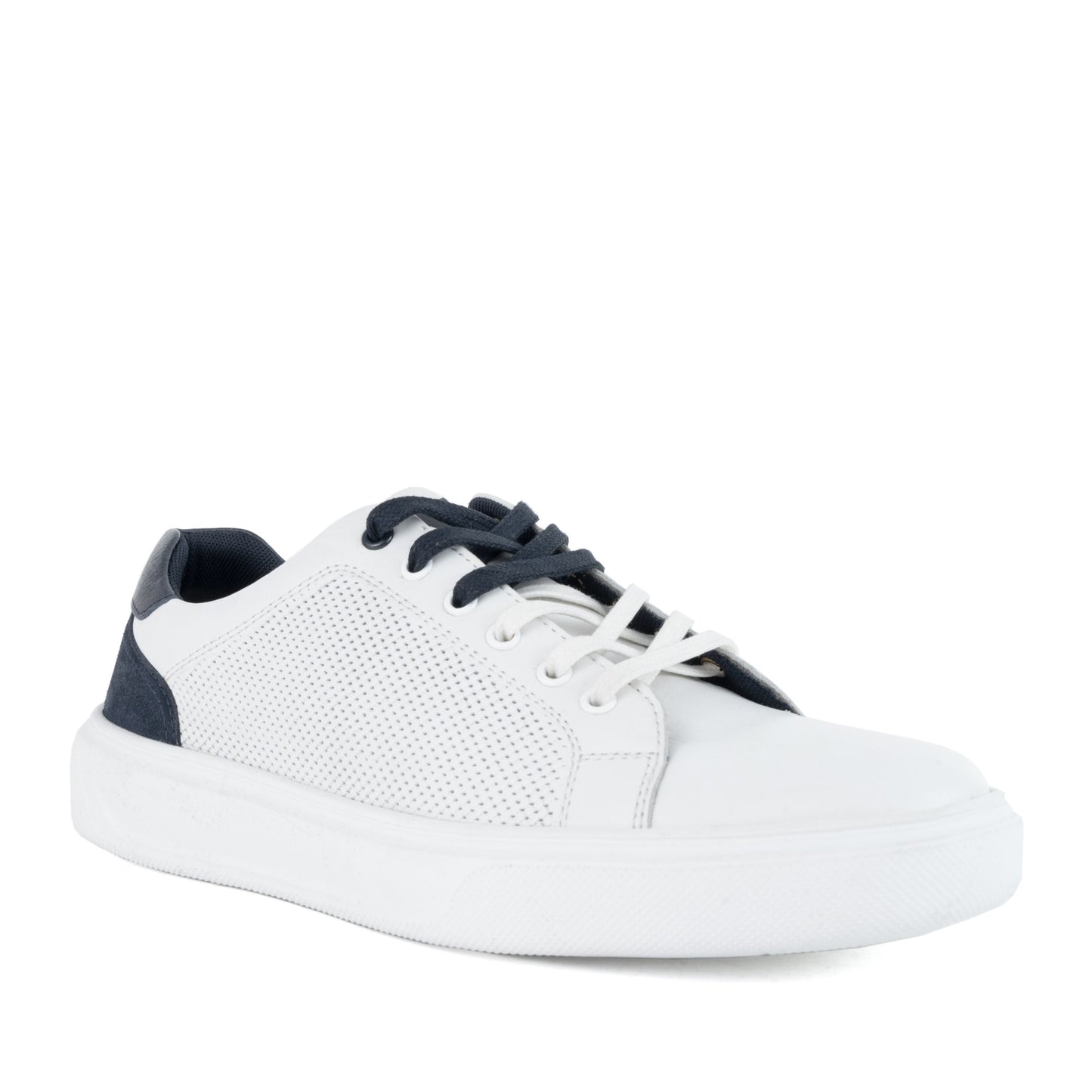 Men's White Wedge Fashion Sneakers