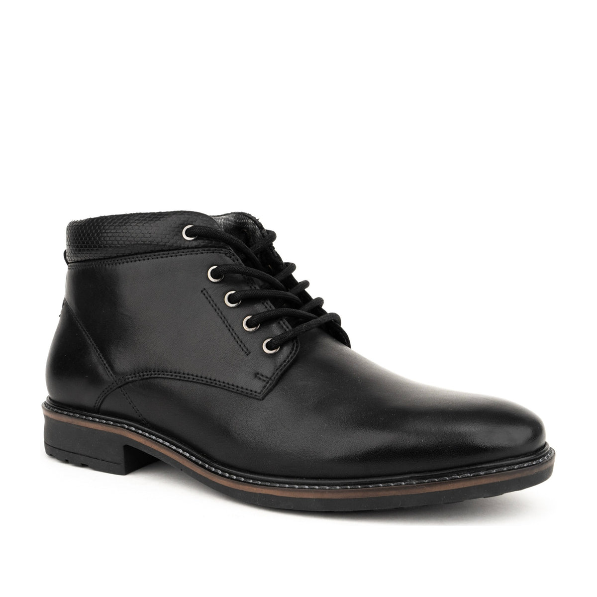 Men's Black Dress Ankle Boots