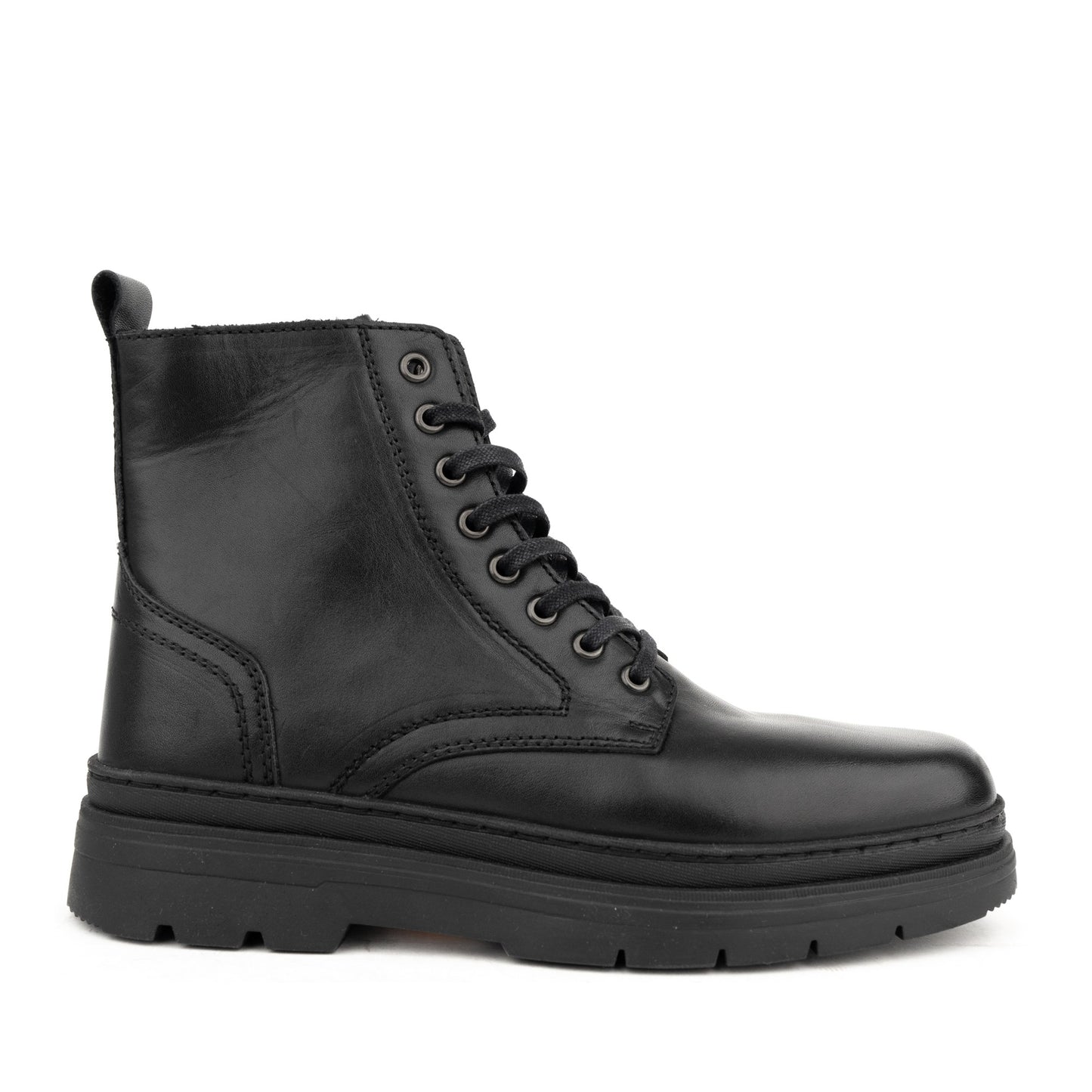 Men's Black Wedge Ankle Boots