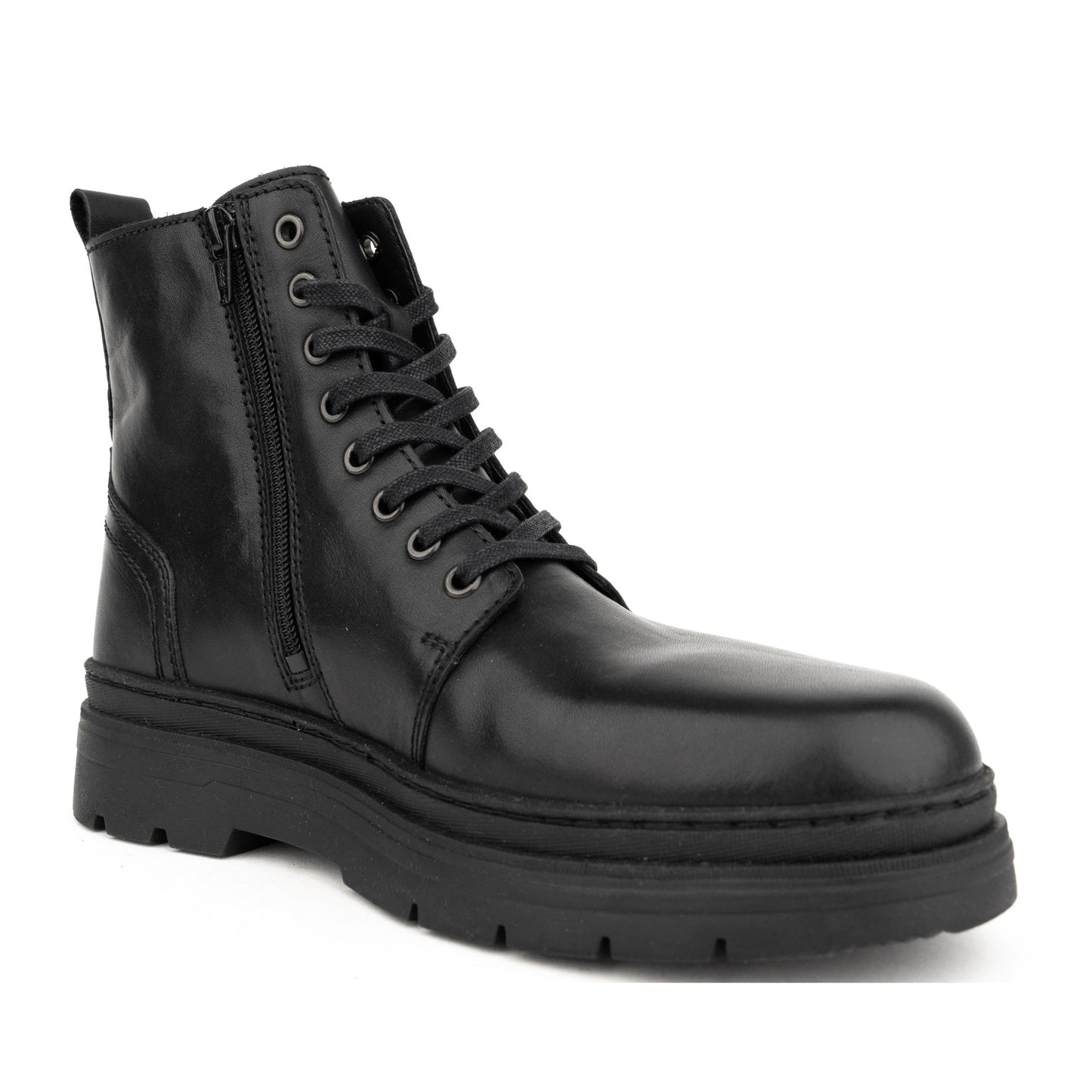 Men's Black Wedge Ankle Boots