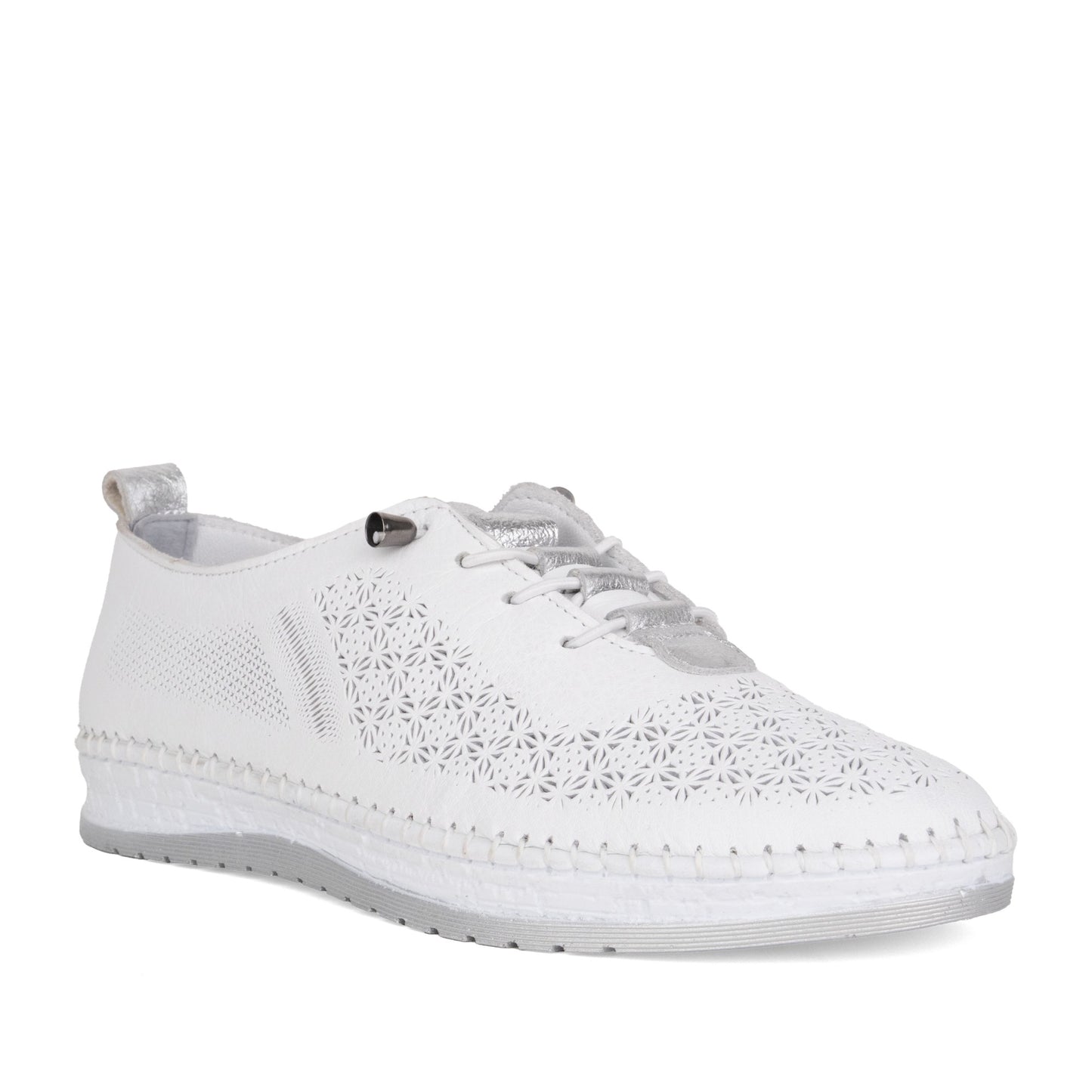 Women's White Fashion Sneakers