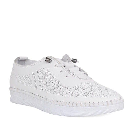 Women's White Fashion Sneakers