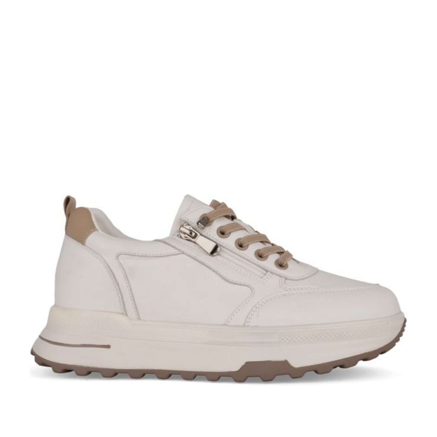 Women's Beige Fashion Sneakers