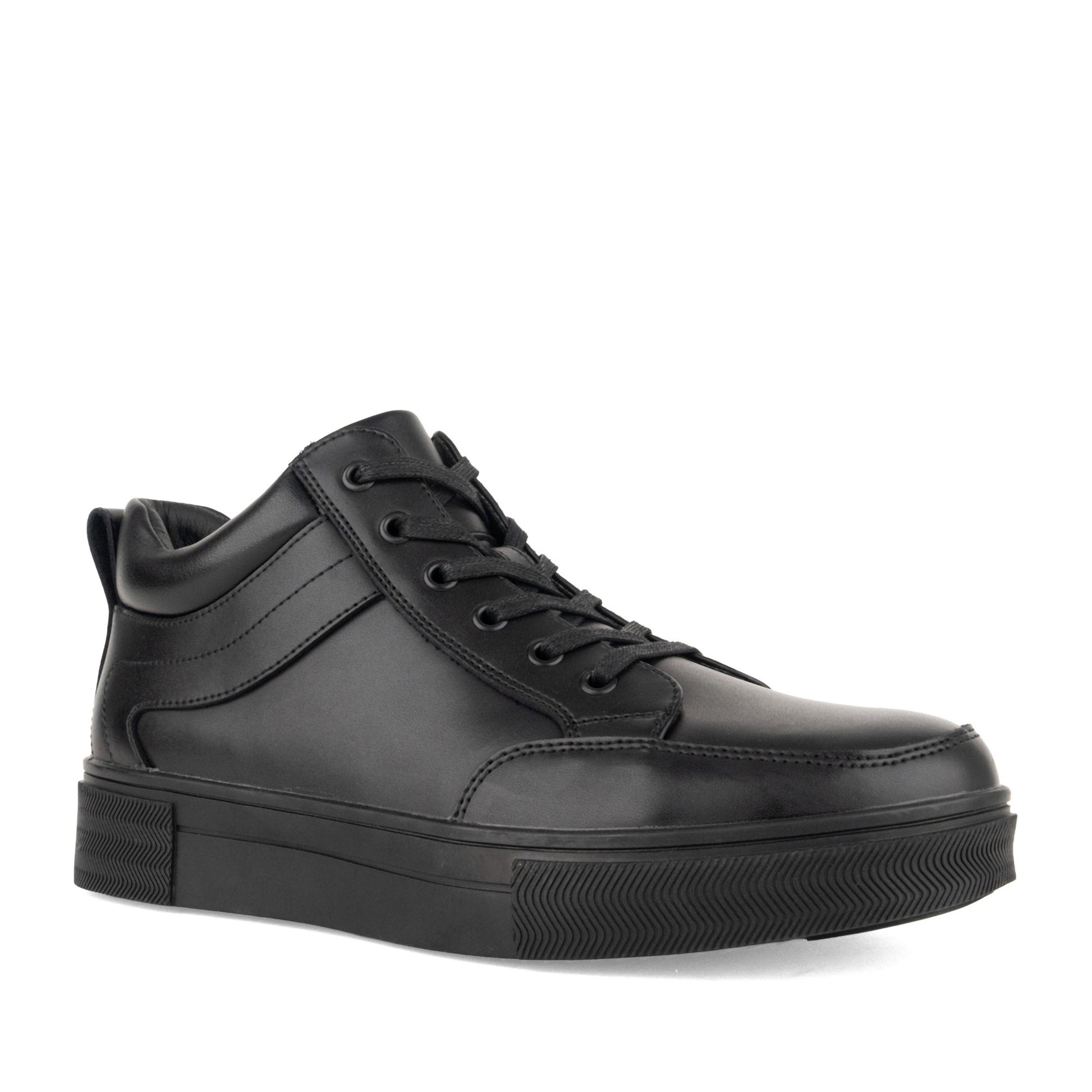 Men's Black High Fashion Sneakers