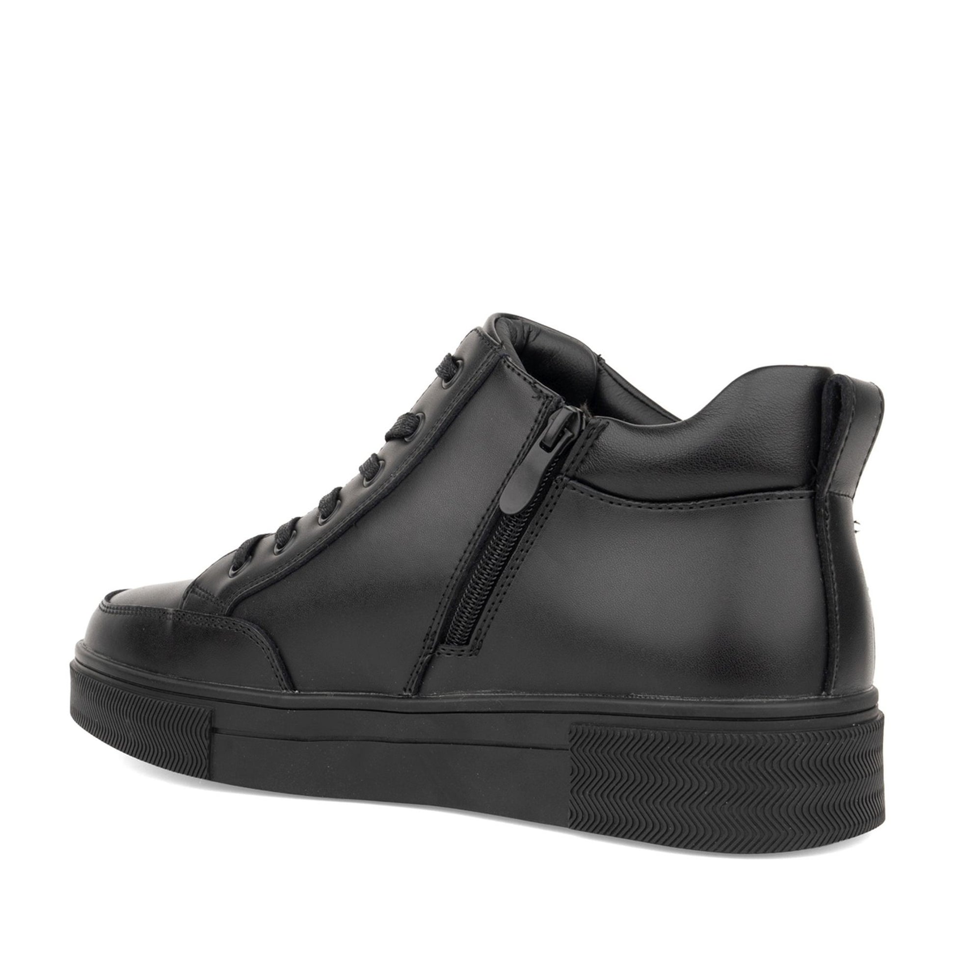 Men's Black High Fashion Sneakers