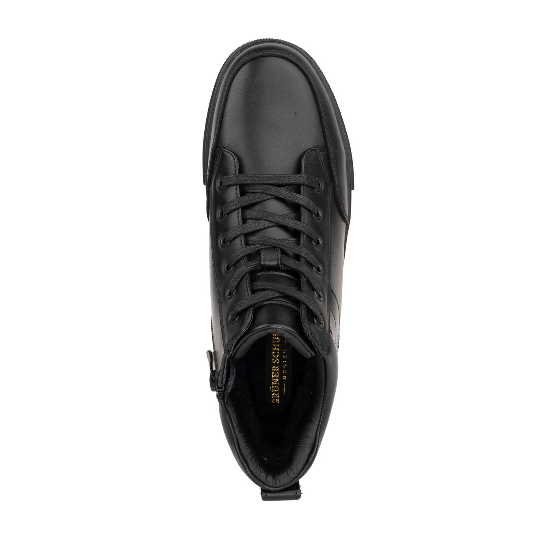 Men's Black High Fashion Sneakers