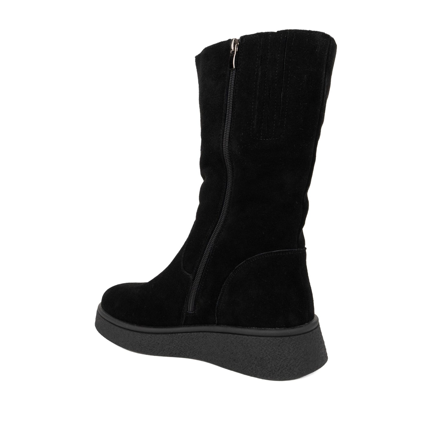 Women's Black Wedge Ankle Boots