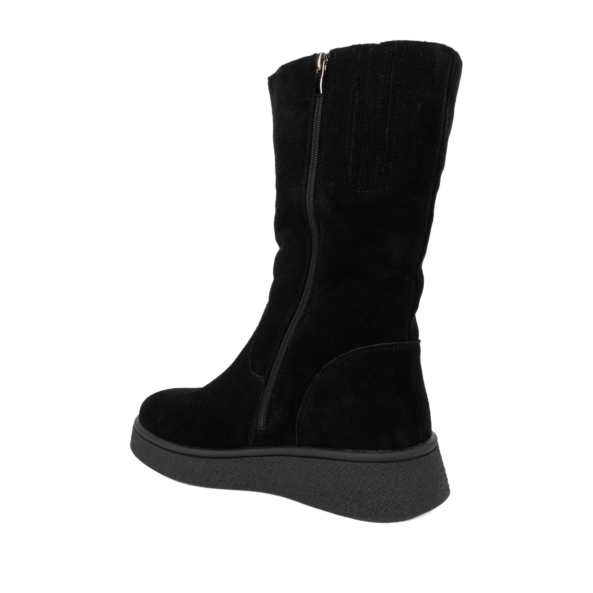Women's Black Wedge Ankle Boots