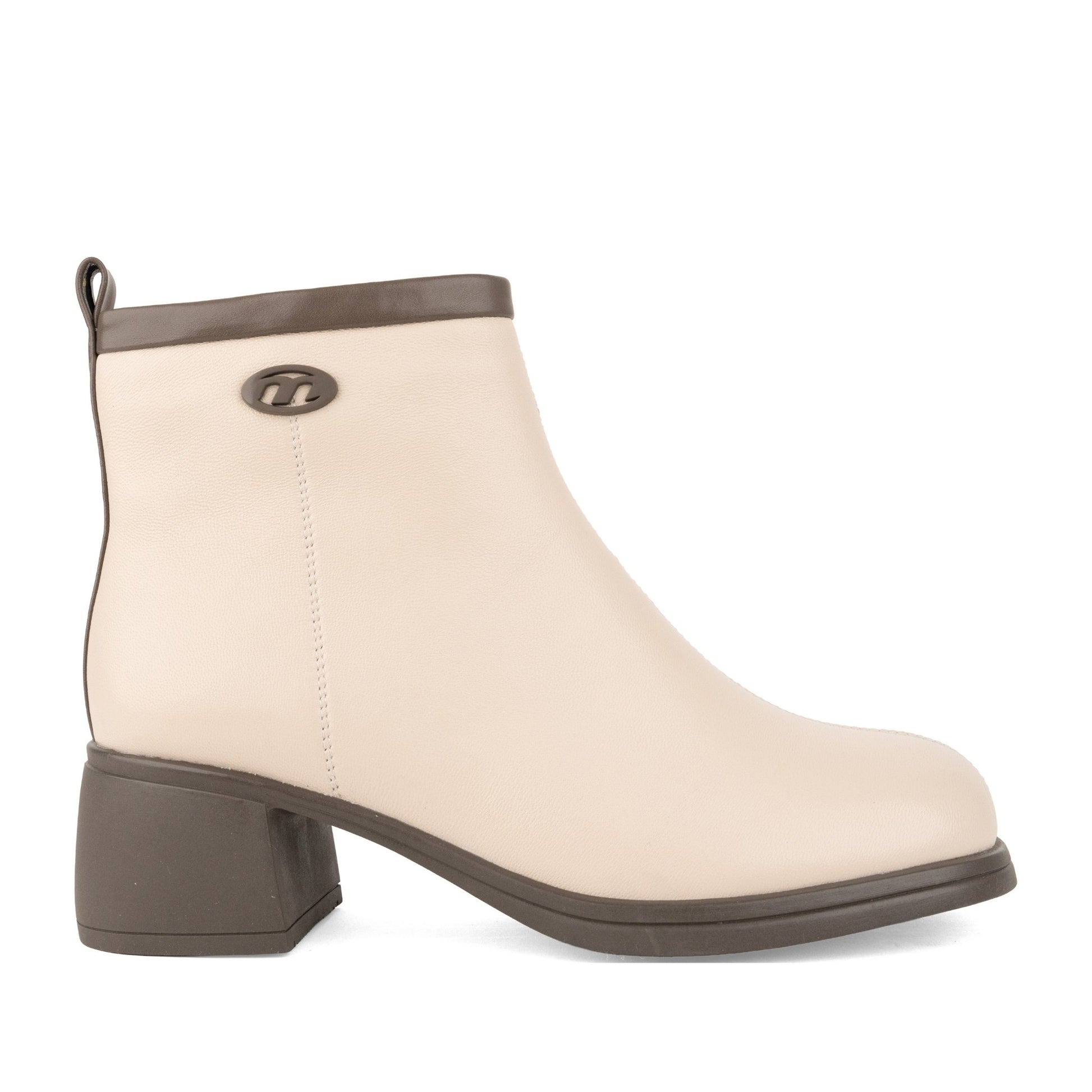 Women's Beige Ankle Boots