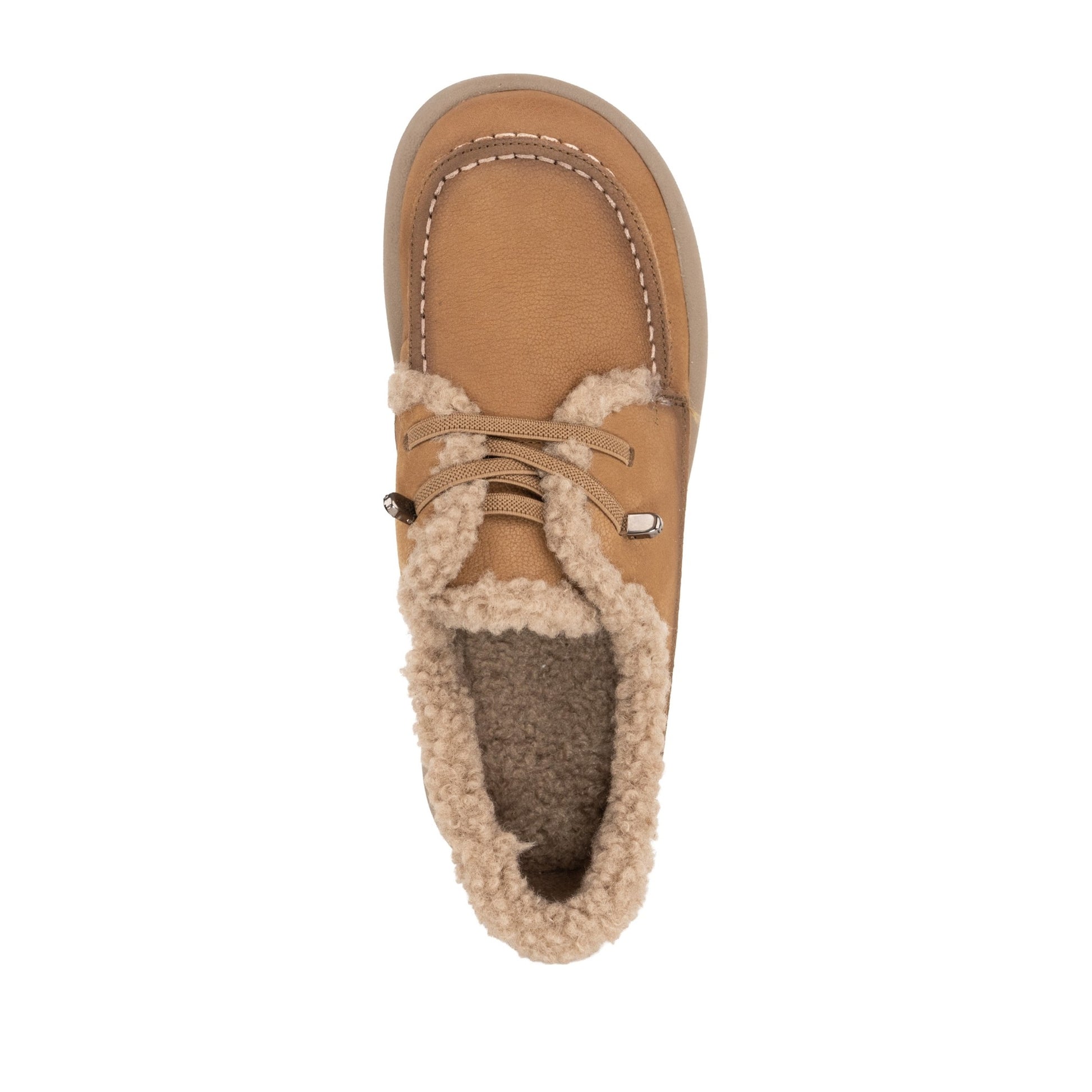 Women's Brown Warm Loafers