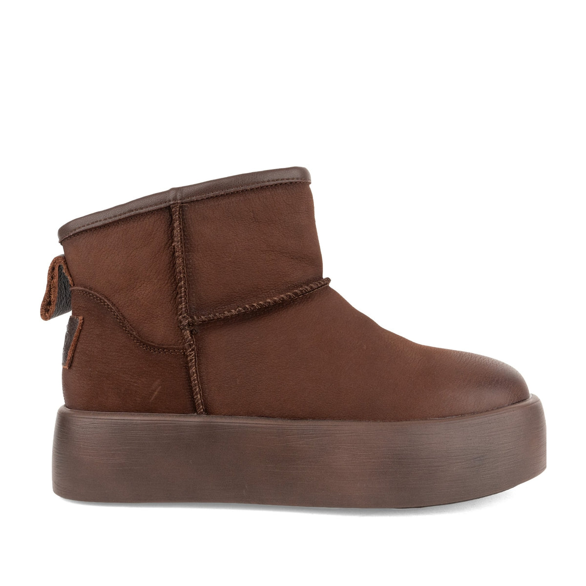 Women's Brown Wedge Ankle Boots