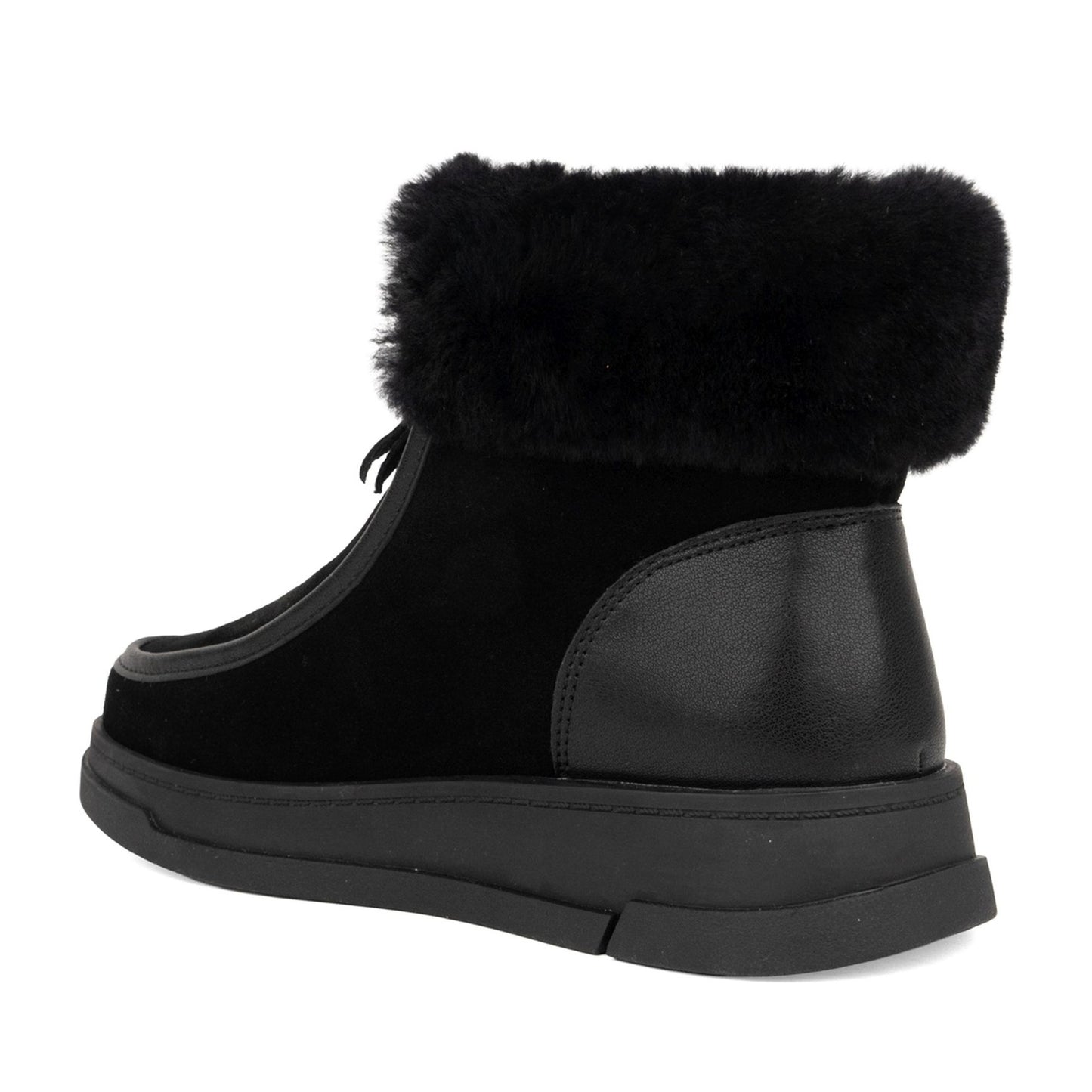 Women's Black Wedge Ankle Boots