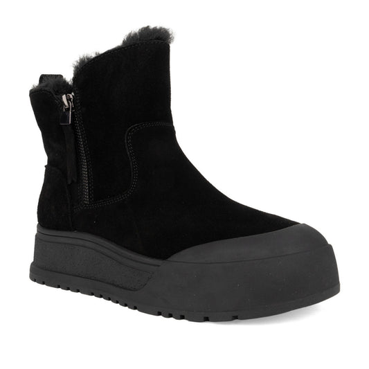 Women's Black Wedge Ankle Boots