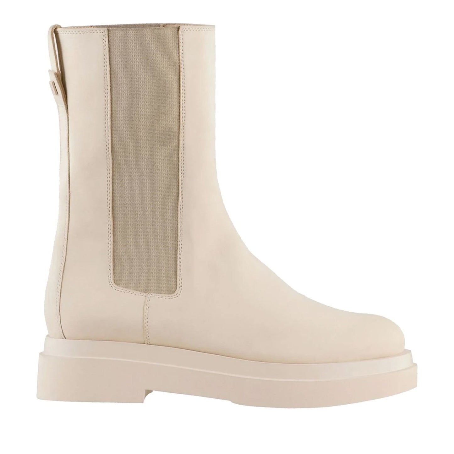 Women's Beige Wedge Ankle Boots