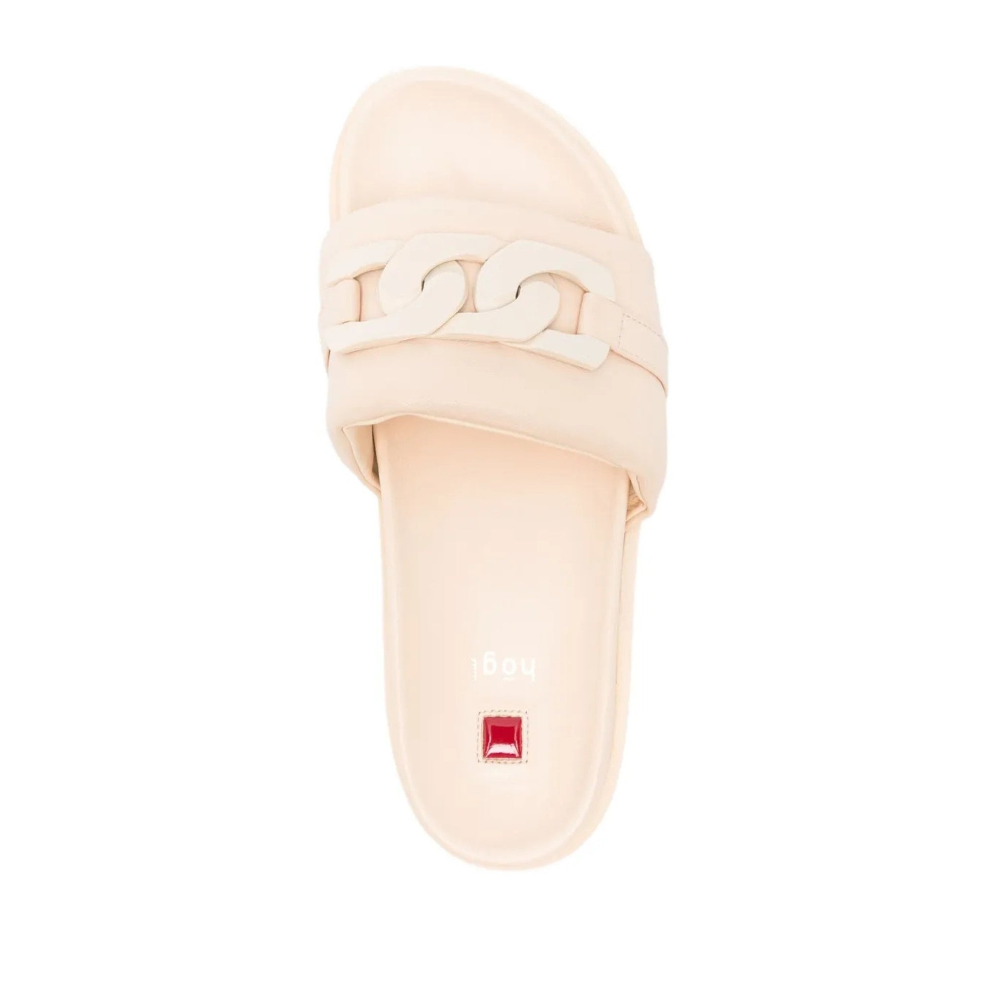 Gemma Women's Beige Wedge Open-Toe Slippers