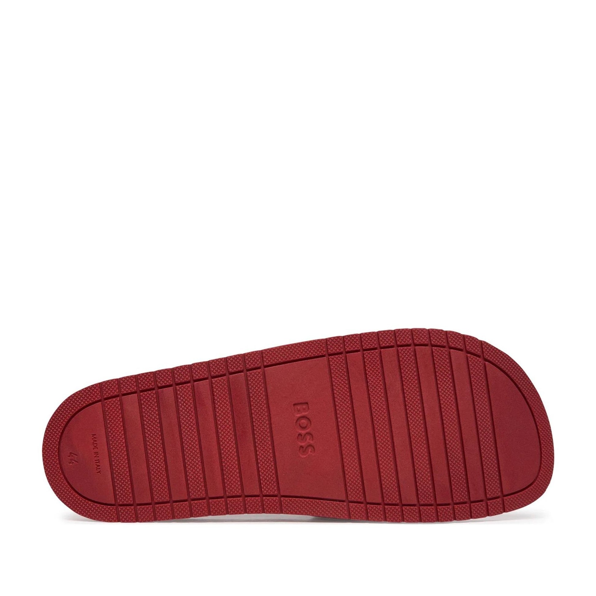 Men's Red Slides