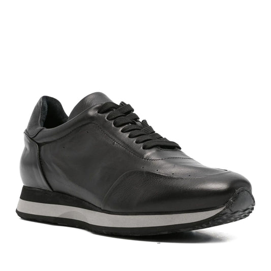 Men's Black Wedge Fashion Sneakers