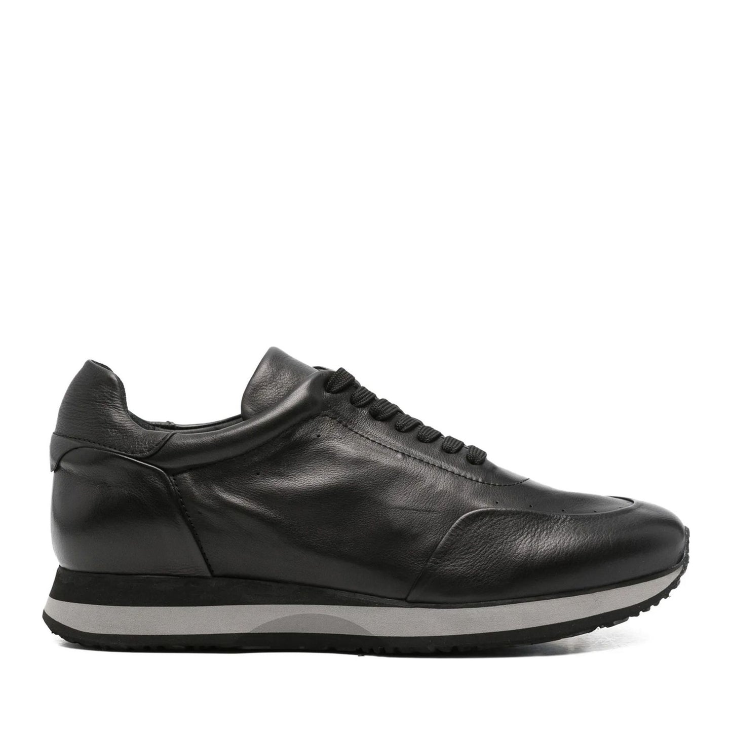 Men's Black Wedge Fashion Sneakers