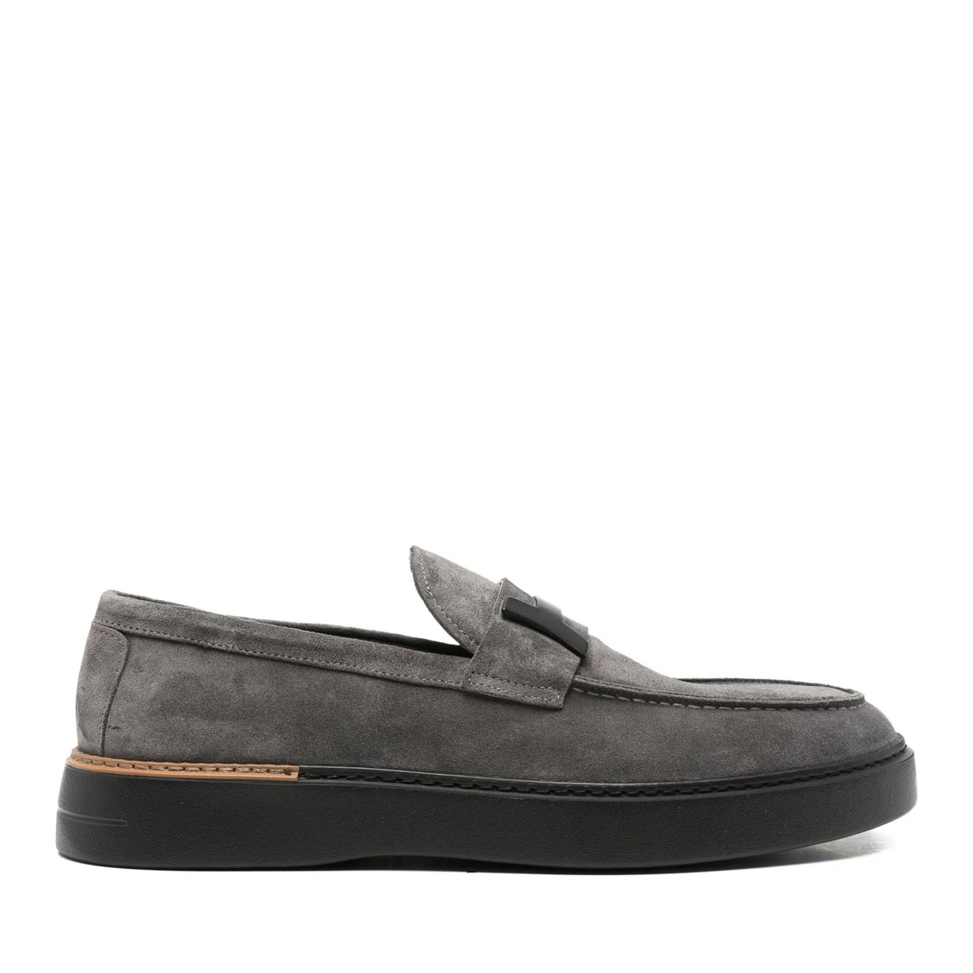 Men's Gray Loafers