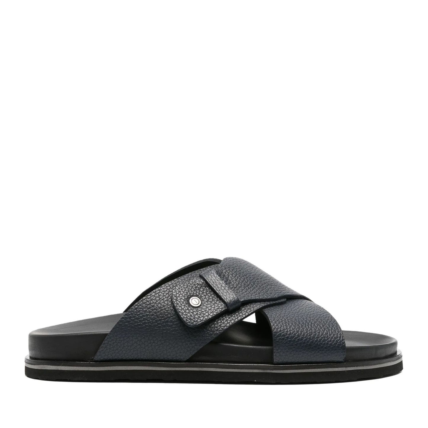 Men's Blue Open-Toe Slippers
