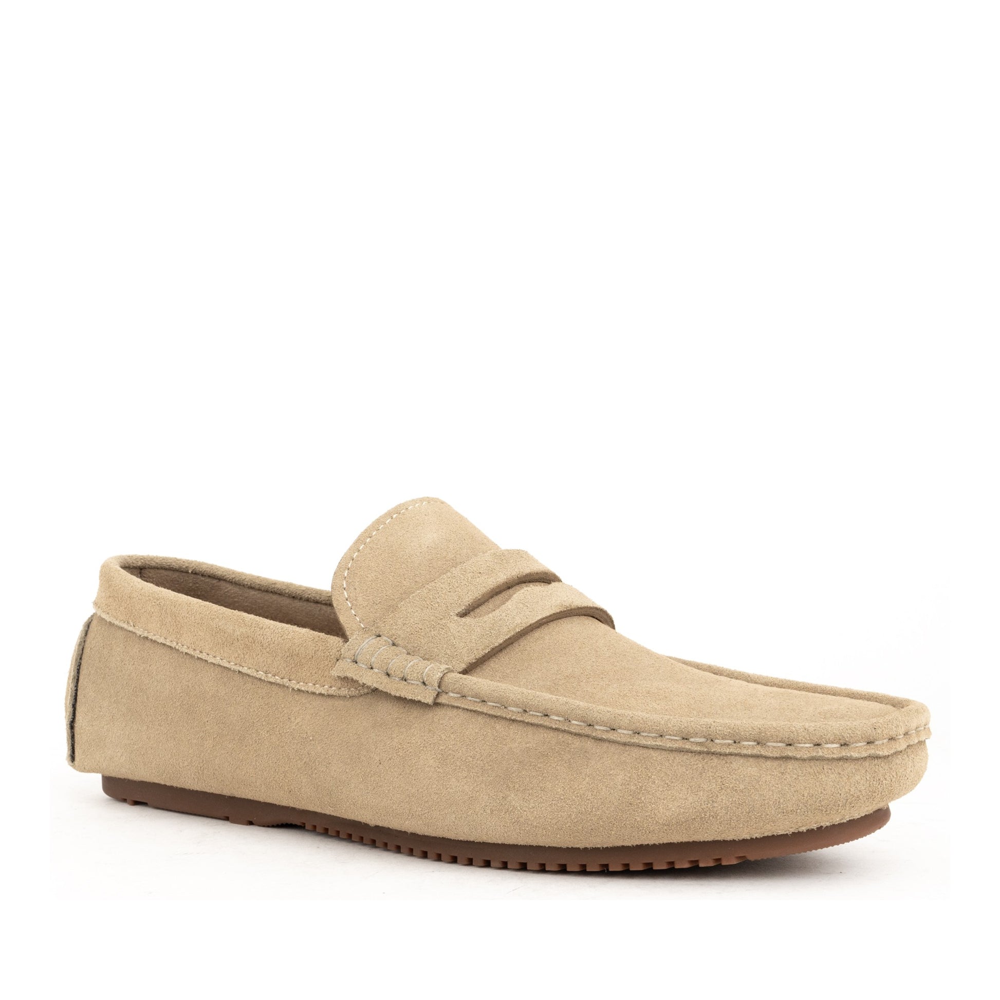 Men's Beige Moccasins